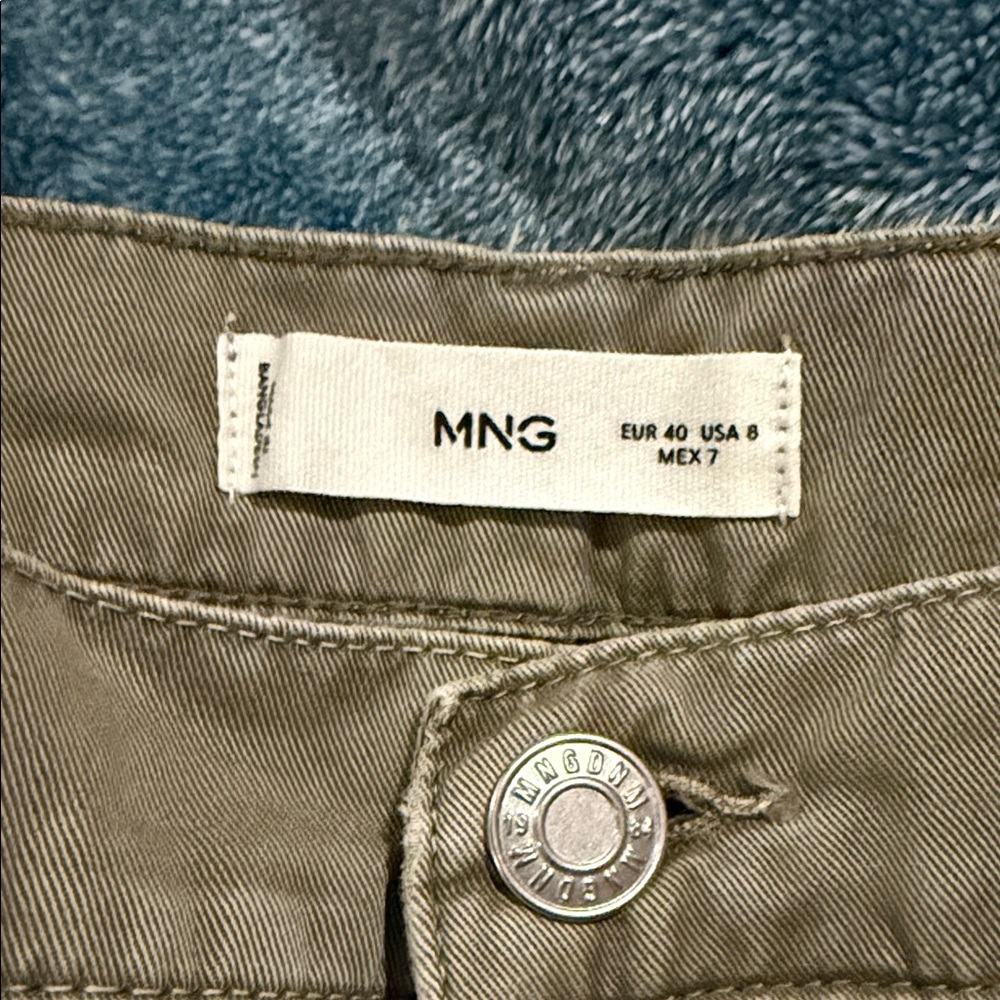 Mango Cargo Pants in Olive Green - Picture 3 of 4